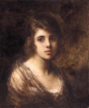 Alexei Alexeievich Harlamoff : Young Brunette